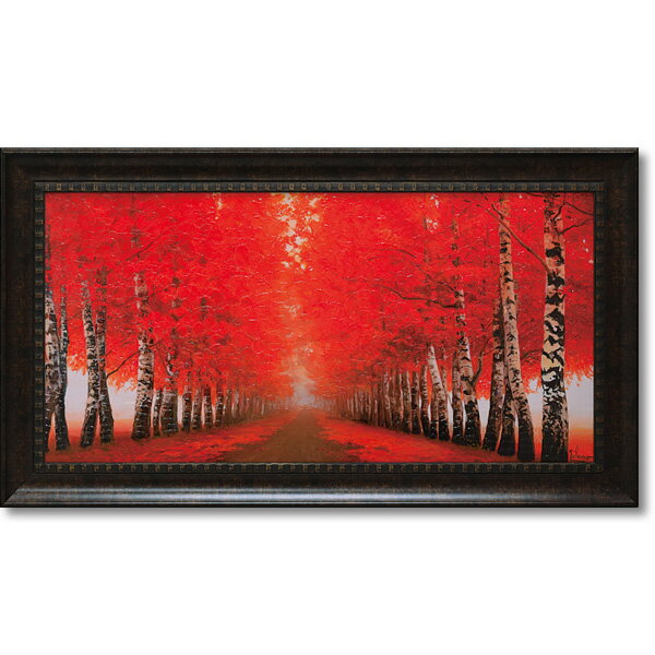 絵画 額縁付き 絵画 アートフレーム アドリアーノ ガラッソー「ヴィアーレ ディ ベトゥレ」 AG-25012 -新品