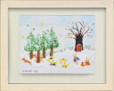 絵画 額装 デジタル版画 キャンバスアート どうなつみ 作 「メアリの冬」 インチサイズ -新品