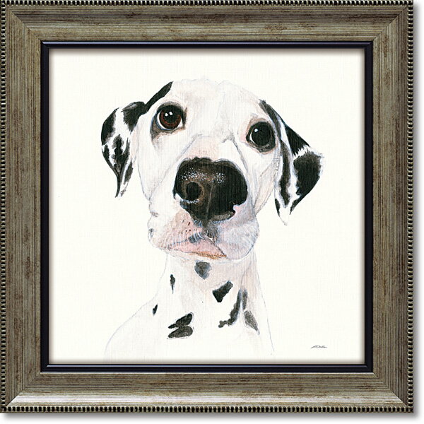 絵画 ドッグ ポートレートシリーズ 額縁付き パスティ ダックロー「ミロ」 PD-06003 -新品