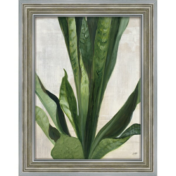 絵画 額縁付き 絵画 アートフレーム ジュリア プリントン「トロピカル スタディ3」 JP-10003-新品
