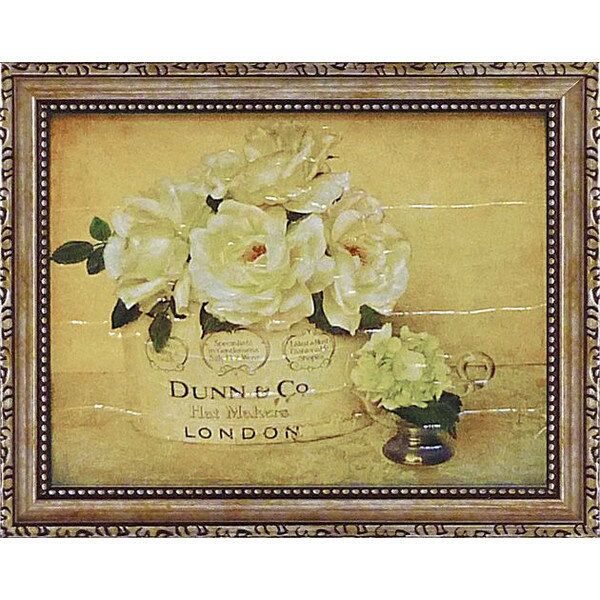 絵画 ミニゲル アートフレーム クリスティン アトリア「ロンドン ローズ」 CA-02501-新品