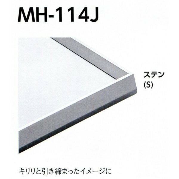デッサン用額縁 アルミフレーム MH-114J サイズ半切 ステン