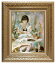絵画 名画 複製画 額縁付(MJ108N-G) ジュール・パスキン 「ルーシー・クローグの肖像」 お買い得サイズ：P10号 プリハード