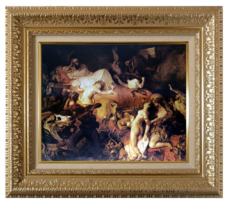 サイズ・額縁外寸：850×700mm※お選びの額縁によってサイズは変わります 仕様・布製キャンバスに印刷を施した絵（特許番号：1949817号） ・額縁：ジェルトン材・本銀箔手押し仕上げ・純国産組立て高級額 ・マット紙：作品を傷めない無酸性...