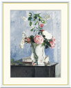 高精細デジタル版画 額装絵画 世界の名画シリーズ ピサロ 「 花のブーケ 」 サイズ F4 F6 F8号