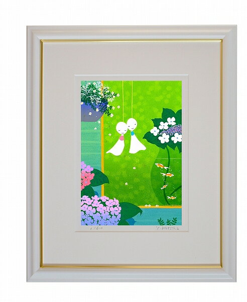 カタログ　パンフレット　リーフレットサイズ・太子　シート寸法：377×286mm　絵寸法：227×160mm仕様・ジーグレー版画商品説明・吉岡浩太郎版画について　色の美しさ、絵の内容のわかりやすさ、夢のある楽しさなど、絵画を通じて毎日の生活に潤いを感じて頂けますように制作をしております。　特にシルクスクリーン版画技法で制作された作品は、下絵から版の作成摺りの完成まで手作業で行われ、20色以上版をかける作品も珍しくはなく時間をかけ1枚1枚丁寧に仕上げております。　手摺り版画の持つ色の味わいは独特のものがあり、その感動を一人でも多くの方に伝えていきたいと思います。　また昨今、版画技法の主流になりつつあるジグレー版画（デジタル版画）の手法も取り入れ、お客さまのニーズにより対応できますように努めております。・ジグレー版画とは　最新のコンピューター技術を用いた版画技法です。原画の画像をデジタルに変換し、スクリーンを使わずダイレクトにインクを版画紙に吹き付けるやりかたです。　インクジェットプリンター印刷とお考え下さい。さらに吉岡浩太郎版画はプリントされたものにシルクスクリーン版画の技術をかさね、　より色の深みが出るように画面処理がされています。・掲載写真はサンプル画像です。・売り切れごめん。・吉岡浩太郎工房指定のマット、額縁付きで納品する場合、オプションより追加してください。・他社メーカーの額縁で額装納品する場合、(額縁代別途申し受けます)　太子(シート寸法379X288mm)一覧よりご希望の額縁をお選びお伝えください。吉岡 浩太郎（初代）・略歴　1928年　山口県に生まれる　香月泰男に師事 　1967年　スクリーン版画の研究を始める 　1973年　絵画研修のため渡欧 　1974年　セントラル画廊でスクリーン版画個展 　1989年　絵画研修のため渡欧 　1992年　スクリーン版画個展 　1996年　日蓮宗円頓寺壁面画製作 　1997年以降　毎年ピクチャーショーで新作発表 　各種カレンダー　雑誌（表紙）掲載 　2004年　東京絵画フェスティバル出品 　2006年　ユニセフ絵葉書に決定 　2007年　芸術評論社「和の趣」に掲載 　2008年　西京銀行2008年カレンダー採用　風水版画展開催 　2009年　額縁絵画展出品 　2011年　個展・グループ展開催　2016年　死去（88歳）吉岡 浩太郎（2代目）・略歴　1960年　山口県に生まれる　1992年　二科展デザイン 奨励賞　渡欧　1993年　二科展デザイン 特選　中部二科展デザイン 彩画堂賞　1995年　孔版画コンクール 銅賞　二科展デザイン 特選　1996年　二科展デザイン 奨励賞　中部二科展 外遊賞　1997年　個展　1998年　二科会デザイン部会友推挙　個展　ART BOX大賞展入選　1999年　孔版画コンクール 金賞　個展　2000年　個展　2001年　二科展デザイン 会友賞　2001年　中部二科展EXP ACT賞　2005年　二科会デザイン部会員推挙　愛・地球博会場にてワークショップ開催　2006年　日韓グラフィックアート展出品　2008年　中日国際交流展出品 北京故宮博物院　2010年　個展グループ展開催　2013年　横濱・グッズ001横濱市長賞受賞　2014年　NBC国際版画ビエンナーレ入選　2015年　企業カレンダー（日立）採用　2017年　個展・グループ展開催　2018年　第1回岐阜美術展入選　2019年　「21世紀メッセージ展」銀座ギャラリー暁　個展　ギャラリー204　2020年　日本ユネスコ協会ポストカード採用 　現　在　岐阜県各務原市在住吉岡浩太郎版画、格安販売にご注意ください。吉岡浩太郎版画は多くの絵画業者様のご協力をいただき販売をさせていただいています。　他業者（個人販売除く）の方のホームページで格安価格で販売されているものは、クレジットカード情報の搾取詐欺の可能性があります。　ご購入される際は極端に低価格の表示には十分お気をつけ下さい。 その他・吉岡浩太郎の他の商品を見る・版画の他の商品を見る運送費（消費税・梱包費等込み）・全国一律950円 ※弊社契約宅配会社で発送する場合 ※一回の発送で納品先が一箇所の場合、何点でも950円です。 ※但し離島・沖縄の場合は別途送料が発生することがございますのでお問合せください。 ・ご注文の合計金額が3万円以上の時は送料無料（※一回の発送で納品先が一箇所の場合 ※除く離島・沖縄）幸せのイメージ ジーグレー版画のみの販売です。 弊社で額装して納品の場合、マット、額縁をオプションで追加してください。 サイズ 太子　マット外寸 377×286mm　絵寸法 227×160mm 仕様 ・ジーグレー版画 商品説明 ・吉岡浩太郎版画について 　色の美しさ、絵の内容のわかりやすさ、夢のある楽しさなど、絵画を通じて毎日の生活に潤いを感じて頂けますように制作をしております。 　手摺り版画の持つ色の味わいは独特のものがあり、その感動を一人でも多くの方に伝えていきたいと思います。 ・ジグレー版画とは 　最新のコンピューター技術を用いた版画技法です。原画の画像をデジタルに変換し、スクリーンを使わずダイレクトにインクを版画紙に吹き付けるやりかたです。 　インクジェットプリンター印刷とお考え下さい。さらに吉岡浩太郎版画はプリントされたものにシルクスクリーン版画の技術をかさね、 　より色の深みが出るように画面処理がされています。