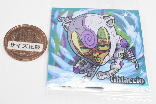 トイサンタ楽天市場店のにふぉるめーしょん ジョジョの奇妙な冒険 シールウエハース 黄金の風 Episodio01 [19.ギアッチョ/W・A(ノーマル)]【ネコポス配送対応】【C】【カード】｜アングル2