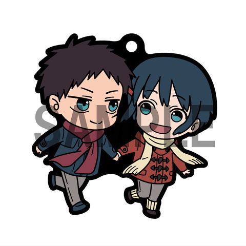 ラバーマスコット バディコレ もののがたり [1.岐兵馬＆長月ぼたん]【ネコポス配送対応】【C】