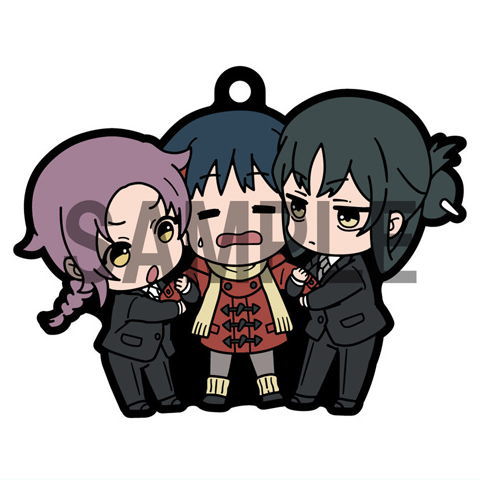 ラバーマスコット バディコレ もののがたり [6.鏡＆長月ぼたん＆結]【ネコポス配送対応】【C】