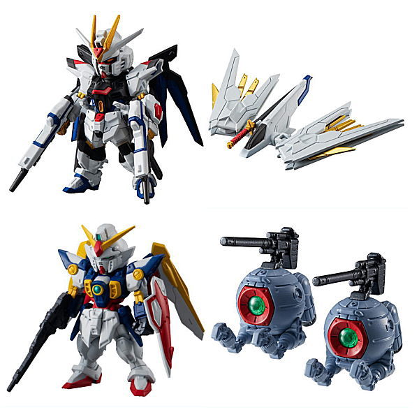 FW GUNDAM CONVERGE 25 (ガンダムコンバージ 25) アソート4種セット (1.(291)ストライクフリーダムガンダム弐式/2.(292)プラウドディフェンダー/3.(293)ウイングガンダム/6.(296)ボール ツインセット) 【 ネコポス不可 】【C】