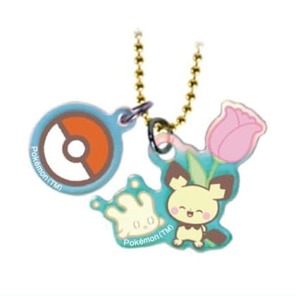 ポケピース ツインチャーム にじほしキャンディ [5.ピチュー＆マホミル]【ネコポス配送対応】【C】