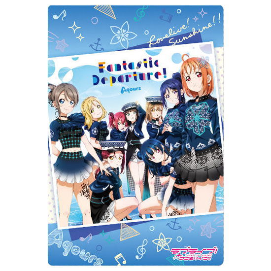 ラブライブ！サンシャイン ウエハース Aqours 5th Anniversary2 10.ミュージックカード1：Fantastic Departure 【ネコポス配送対応】【C】【カード】 sale210206