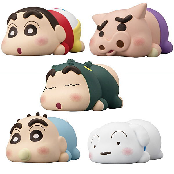 もっちりころりん♪ クレヨンしんちゃん [アソート5種セット (1.しんちゃん/2.ぶりぶりざえもん/3.しんちゃん(シリマルダシ)/5.ベイビーしんちゃん/6.シロ)]【 ネコポス不可 】【C】のサムネイル