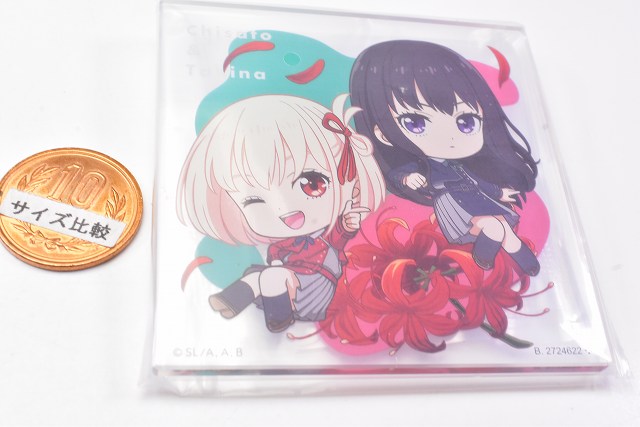 トイサンタ楽天市場店のちびキャラクリル リコリス・リコイル [5.錦木千束＆井ノ上たきな(ノーマル)]【ネコポス配送対応】【C】｜アングル2