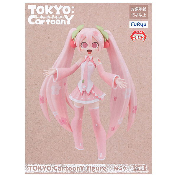 初音ミク TOKYO：CartoonY figure 桜ミク【 ネコポス不可 】[sale210603]