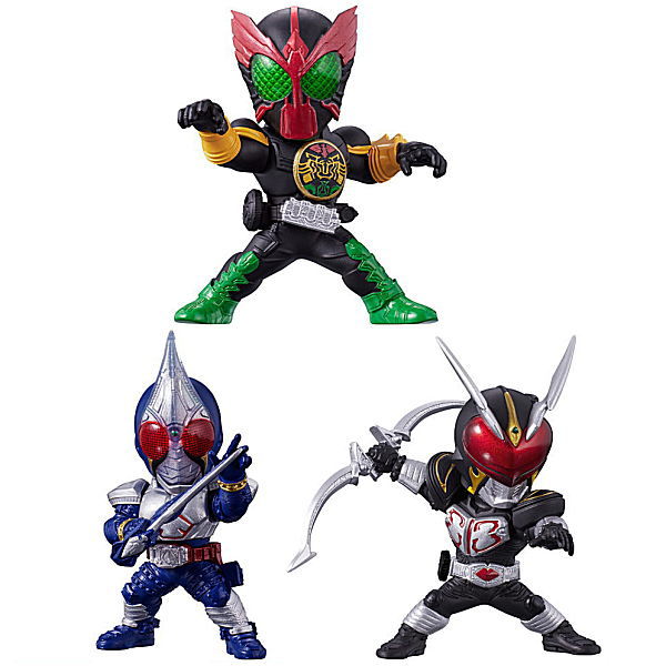 CONVERGE MOTION 仮面ライダー5 アソート3種セット (1.(27)仮面ライダーオーズ タトバコンボ/4.(30)仮面ライダーブレイド/5.(31)仮面ライダーカリス) 【 ネコポス不可 】【C】