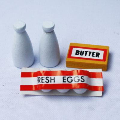ミニチュアパーツ ミルク・バター＆たまご [B(A-07)] (ビリー)[m-s]【ネコポス配送対応】【C】