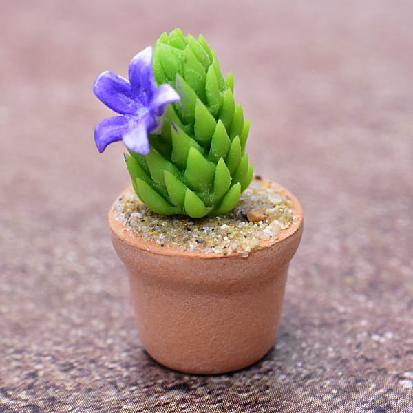 ミニチュアパーツ 鉢植えミニサボテン [CT8] (1/12スケール) [m-s]【SM】【ネコポス配送対応】【C】