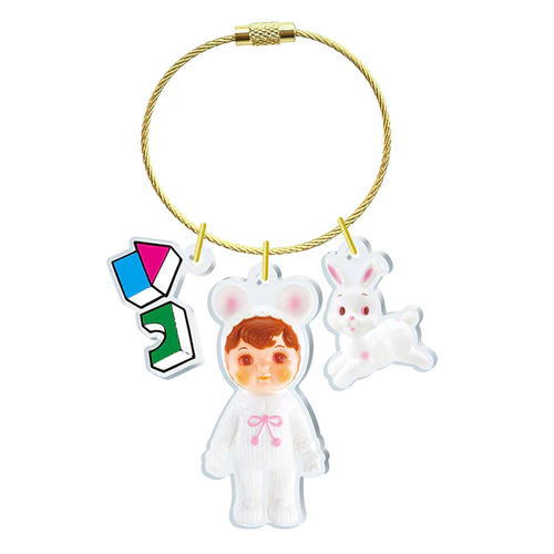 なかよしチャーミーちゃん アクリルチャーム [5.しろ]【ネコポス配送対応】【C】[sale231203]のサムネイル