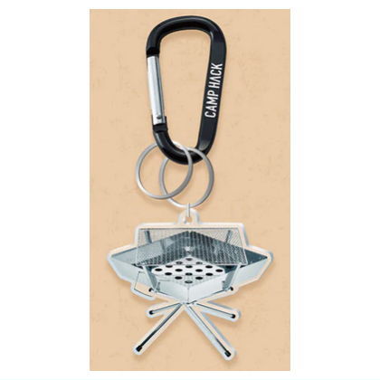 CAMP GEAR アクリルキーホルダー produced by CAMP HACK [2.ファイアグリル]【ネコポス配送対応】【C】..