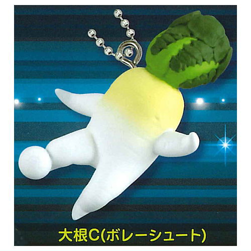 スポ根 マスコットスイング [3.大根C (ボレーシュート)]【ネコポス配送対応】【C】[sale250612]