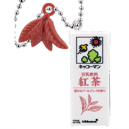 キッコーマン豆乳 豆乳ミニチュアチャームコレクション 2杯目 [2.豆乳飲料 紅茶]【ネコポス配送対応】..