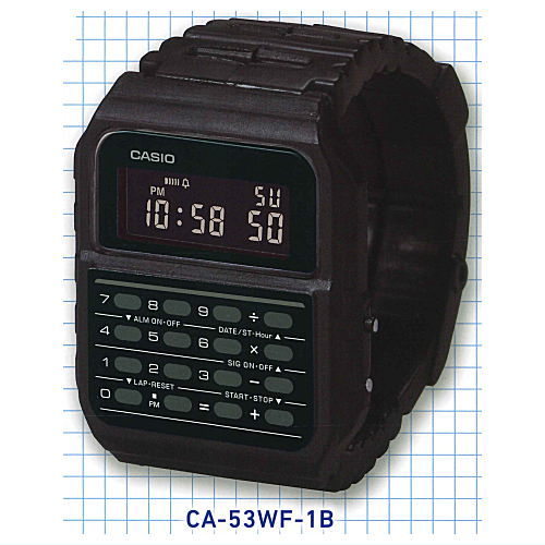 CASIO ウォッチリングコレクション 2nd Edition [1.CA-53WF-1B]【 ネコポス不可 】