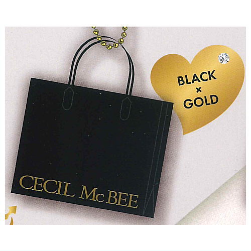 CECIL McBEE ミニチュアショッパー [4.ブラック×ゴールド]【ネコポス配送対応】【C】のサムネイル