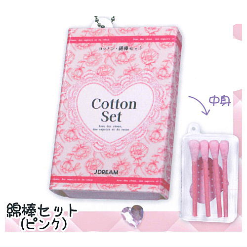あの頃のおまけマスコット [5.綿棒セット(ピンク)]【ネコポス配送対応】【C】[sale250802]