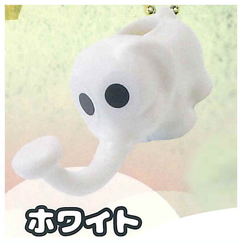 象ジョーロ2 ミニチュアフィギュアストラップ [6.ホワイト]【ネコポス配送対応】【C】[sale250927]