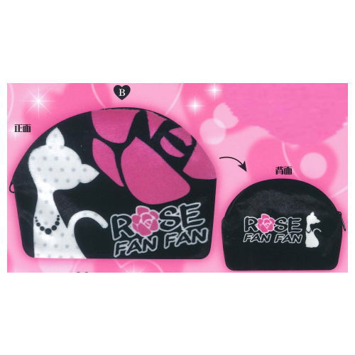 ROSE FAN FAN ダイカットポーチ [2.B]【ネコポス配送対応】【C】
