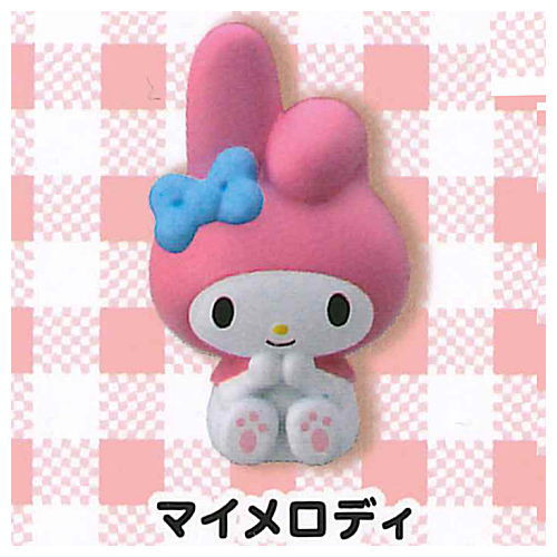 サンリオキャラクターズ ソフビパペットマスコット [5.マイメロディ]【 ネコポス不可 】【C】のサムネイル