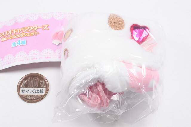 トイサンタ楽天市場店のサンリオキャラクターズ ぬいぐるみポシェット [4.ウィッシュミーメル]【 ネコポス不可 】【C】｜アングル2