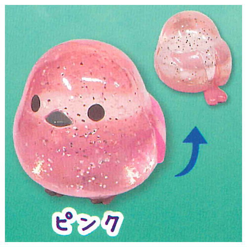 ふくふくシマエナガ きらりんくりあーずフィギュア [3.ピンク]【 ネコポス不可 】【C】