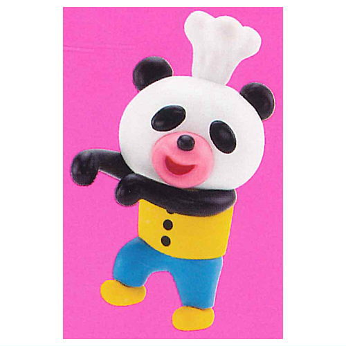 パンダのおさじとふりかけパンダ フィギュアコレクション [4.フリフリフリ]【ネコポス配送対応】【C】