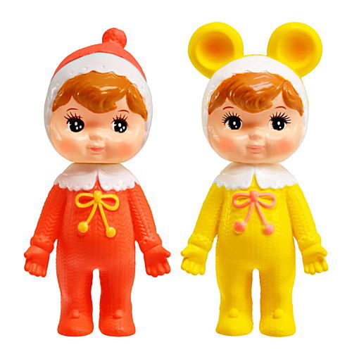 なかよしチャーミーちゃんとかわいいおともだち ミニチュアコレクション(再販) [1.チャーミーちゃん 赤・黄セット(パッケージ付)]【ネコポス配送対応】【C】のサムネイル