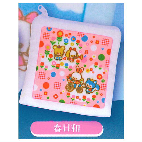 おちゃめフレンズ ふかふかおふとんポーチ [5.春日和]【ネコポス配送対応】【C】