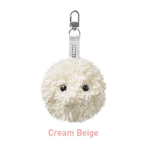 POPMART INSTINCTOY FLUFFY Plush Pendant 2 シリーズ [5.Cream Beige]【 ネコポス不可 】[sale230510]