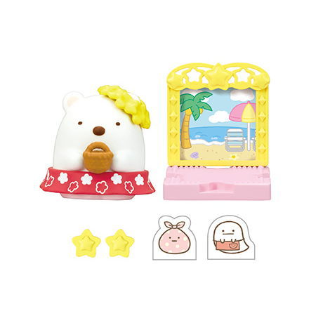 すみっコぐらし おへやのすみっこファッションショー [1.キュートリゾートコーデ]【ネコポス配送対応】(RM)のサムネイル