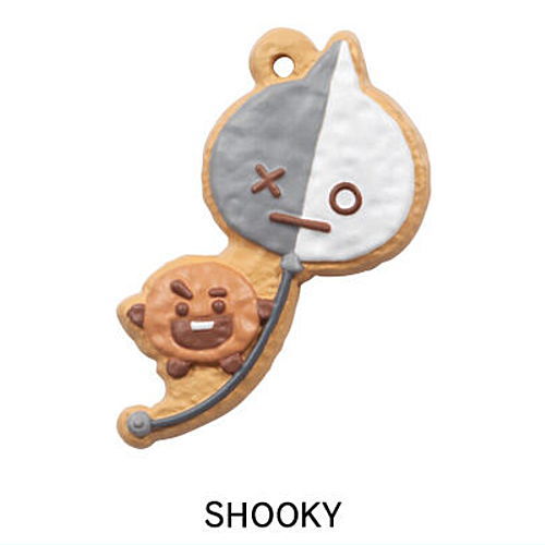 BT21 クッキーチャームコット2 [3.SHOOKY]【ネコポス配送対応】【C】[sale221103]