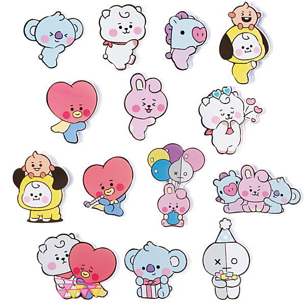 ★完売★【全部揃ってます!!】ピタコット BT21 [全14種セット(フルコンプ)]【ネコポス配送対応】【C】のサムネイル
