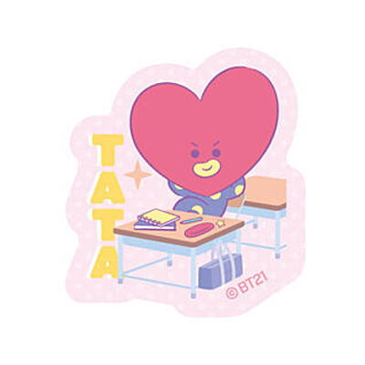 BT21グミ2 BT21 SCHOOL [2.TATA school desk ]【ネコポス配送対応】【C】 ステッカーのみです お菓子は付属しません[sale220706]