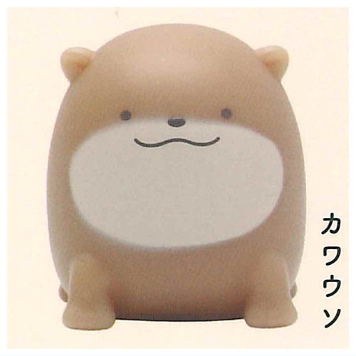よこみぞゆりのなんでもいきもの マスコットライト [2.カワウソ]【 ネコポス不可 】【C】