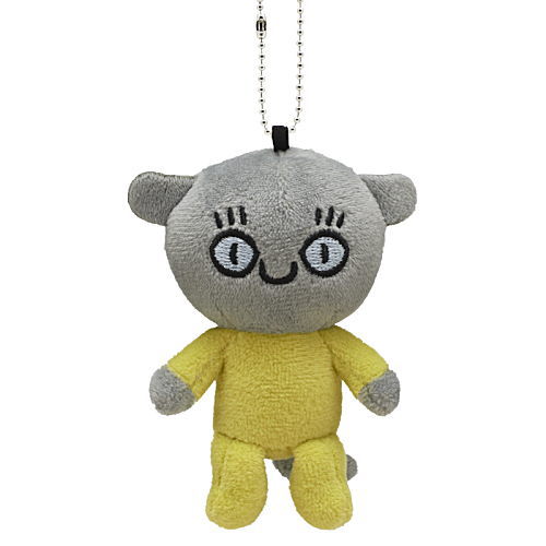 石黒亜矢子 コネコズぬいぐるみマスコット [3.きいろちゃん]【 ネコポス不可 】【C】