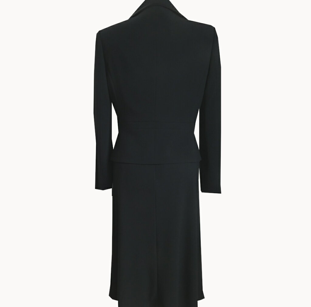 レディース フォーマル ワンピース ブラック S04　11号 13号