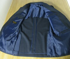 OXFORDCLASSIC英国調の春夏3つボタン紺ブレザーチェンジポケット付き銀ボタン5788A7A8AB8BB4BB5BB6BB7