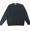 ジェイプレス 服 メンズ J.PRESS(ジェイプレス) クルーネックセーター ニット メンズ 秋冬 ネイビー ヘリンボーン 0075 M L