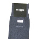 レノマ パリス(renoma PARIS) ソックス 靴下 紺系 R02 25〜27cm