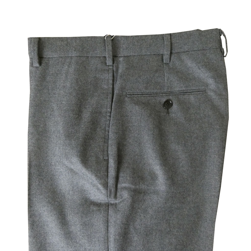 楽天TRADHOUSEFUKIYAジェイプレス （J.PRESS） スラックス メンズ 秋冬春 ノータック フランネル パンツ ウール100％ ミディアムグレー 0003 79cm 82cm 85cm 88cm 94cm