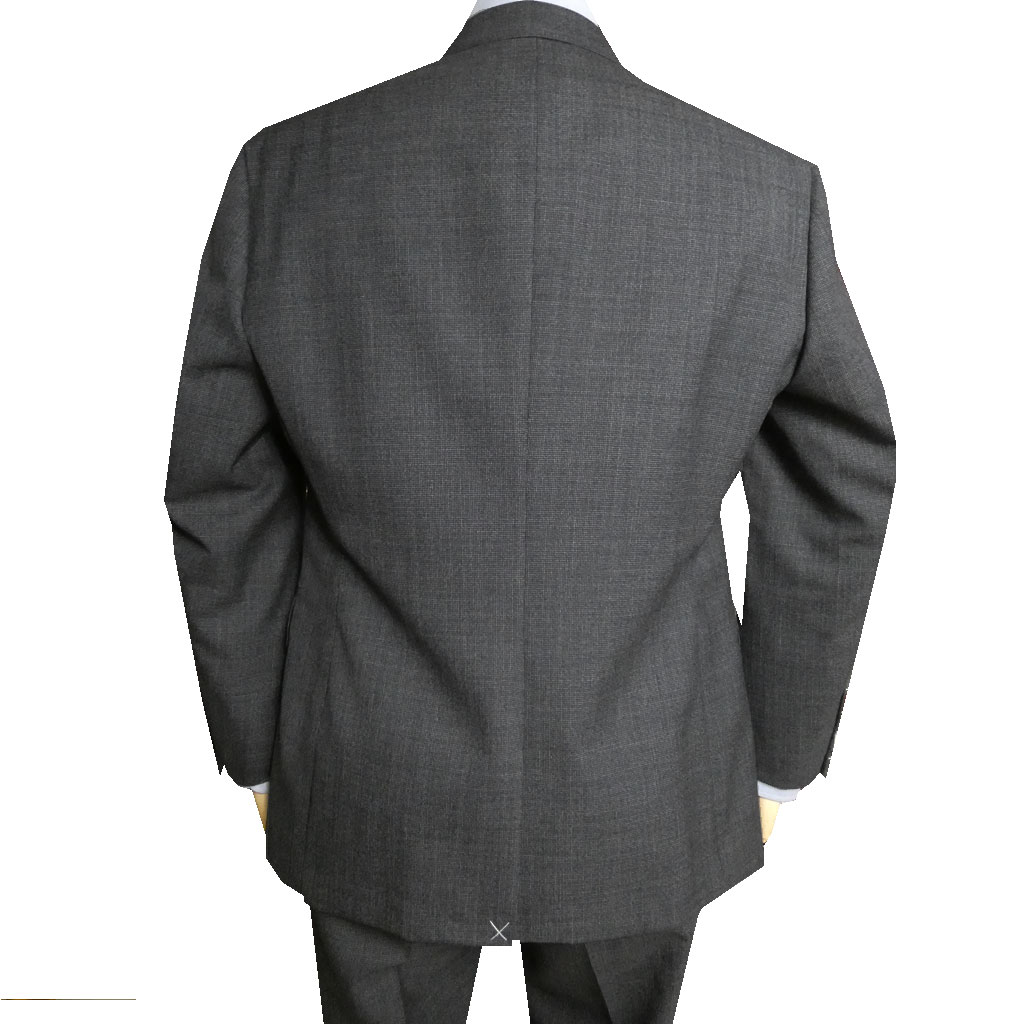 ジェイプレス (J.PRESS) スーツ メンズ 春夏秋 シングルスーツ 2つボタン ビジネススーツ CUBA BEACH チャコールグレー 0216 AB4